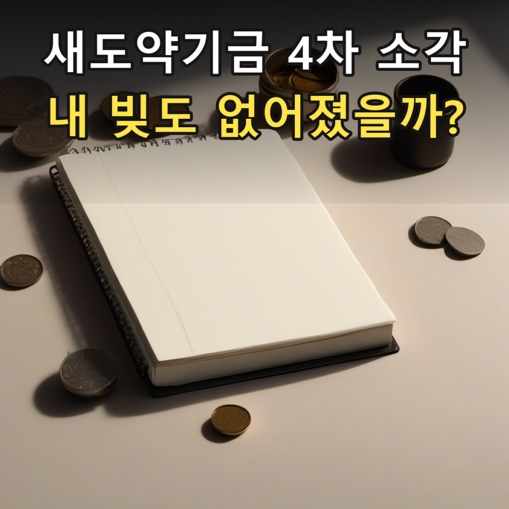 새도약기금 4차 소각, 내 빚도 없어졌는지 어떻게 확인할까? — AI 생성 일반 금융 이미지