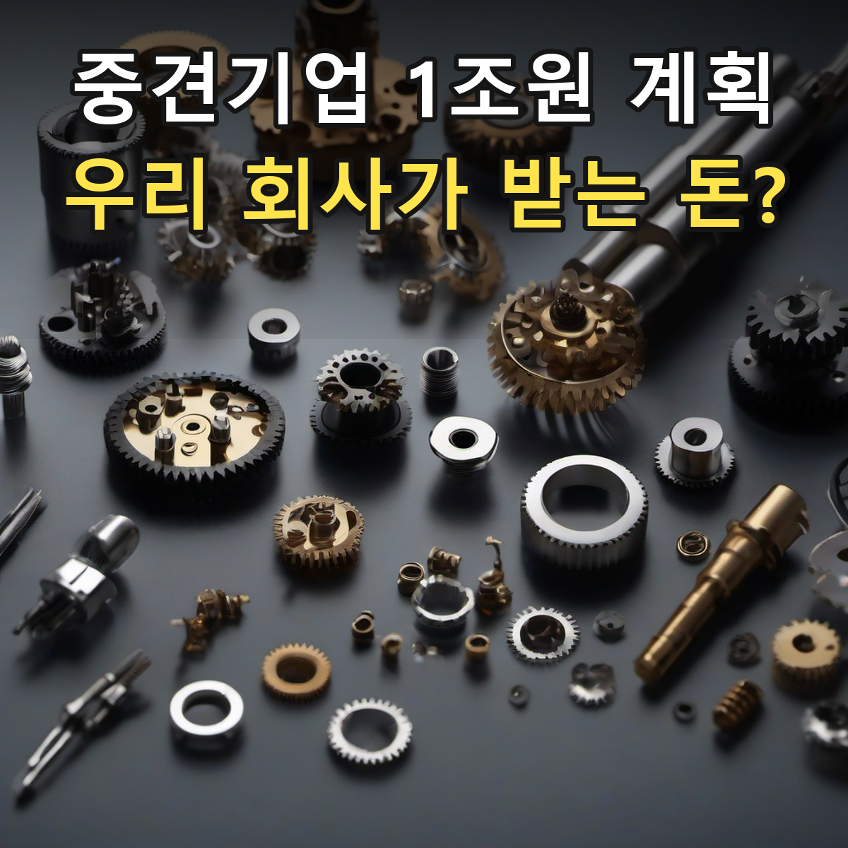 중견기업 1조 원 지원 계획, 우리 기업이 직접 받는 돈인가요? — AI 생성 일반 금융 이미지
