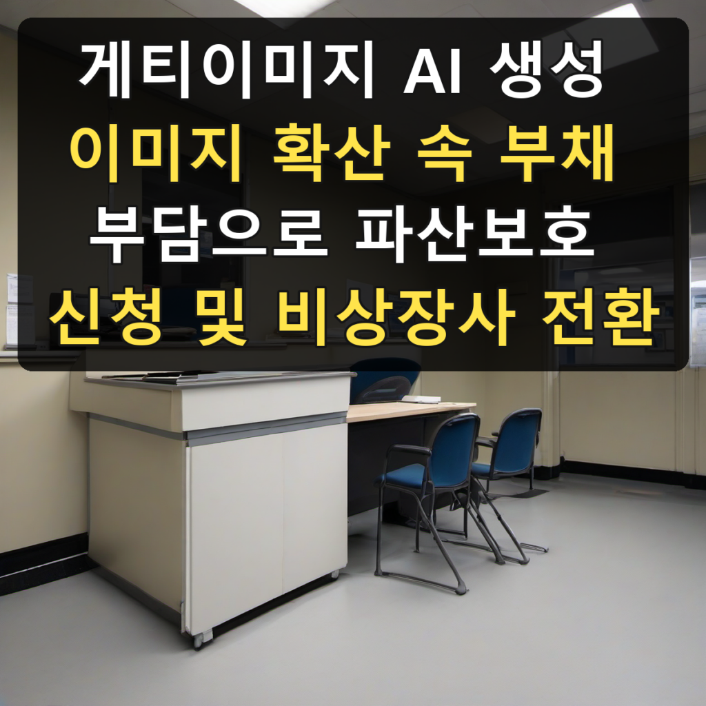 게티이미지 AI 생성 이미지 확산 속 부채 부담으로 파산보호 신청 및 비상장사 전환