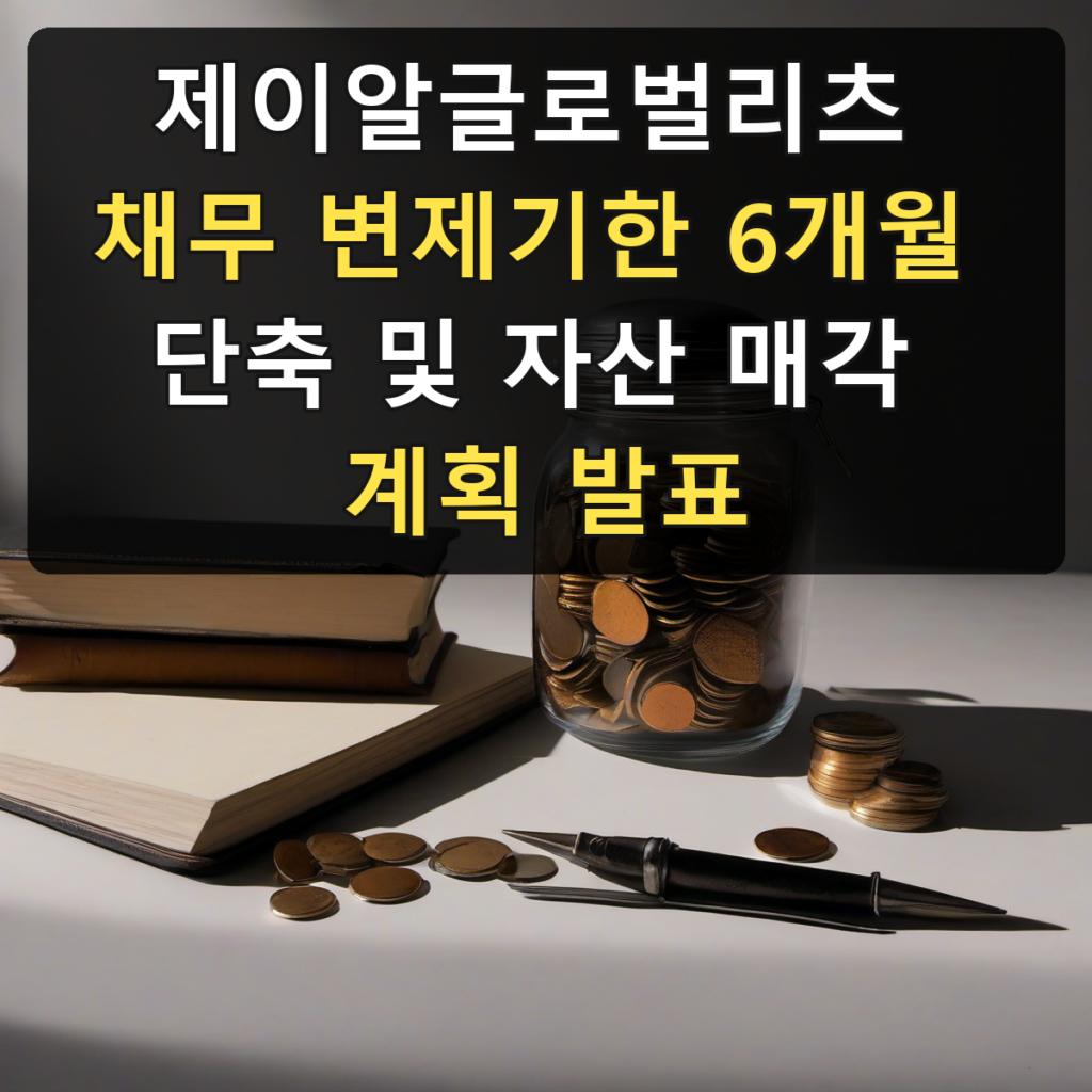 제이알글로벌리츠 채무 변제기한 6개월 단축 및 자산 매각 계획 발표