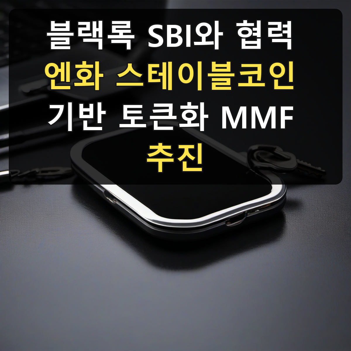 블랙록 SBI와 협력 엔화 스테이블코인 기반 토큰화 MMF 추진