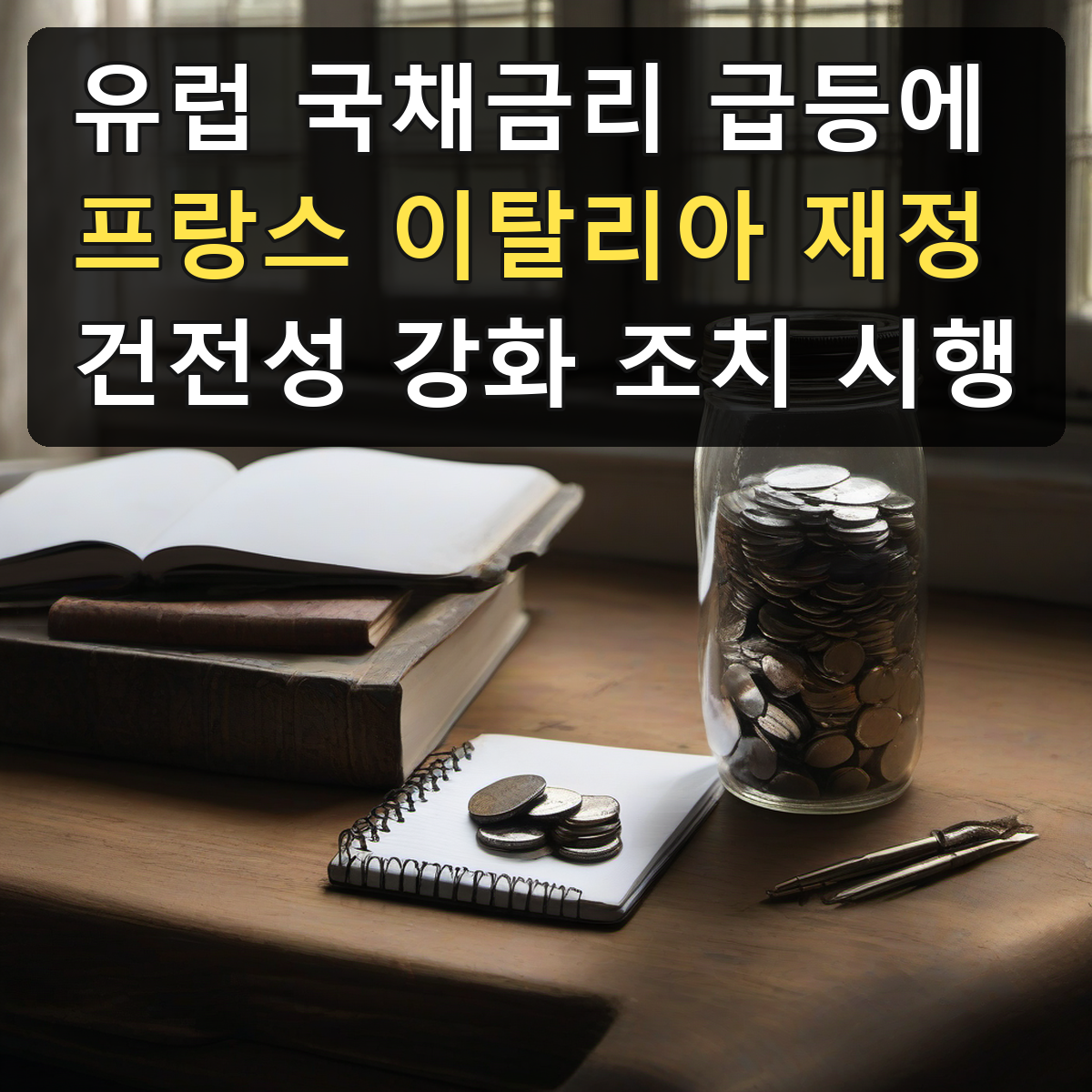 유럽 국채금리 급등에 프랑스 이탈리아 재정 건전성 강화 조치 시행