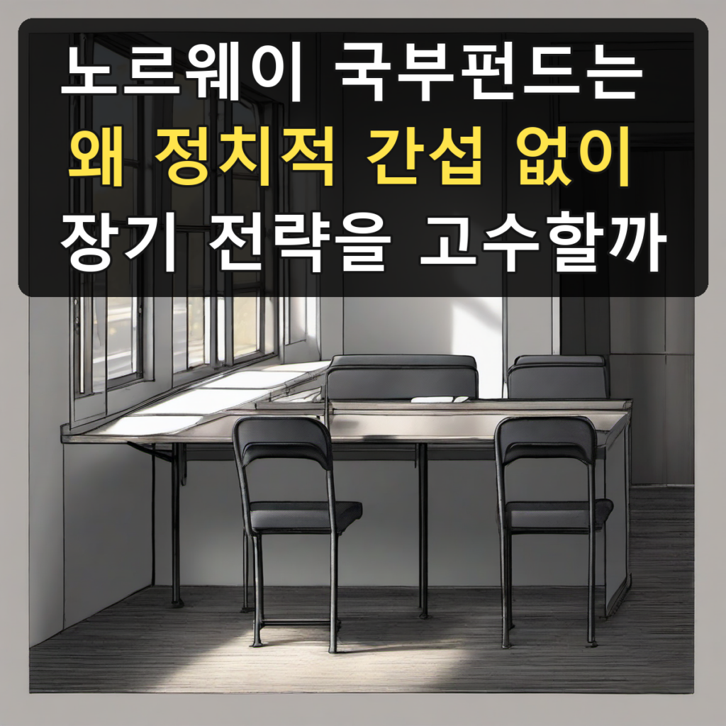 노르웨이 국부펀드는 왜 정치적 간섭 없이 장기 전략을 고수할까