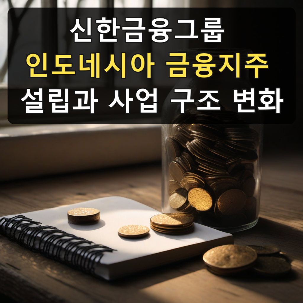 신한금융그룹 인도네시아 금융지주 설립과 사업 구조 변화
