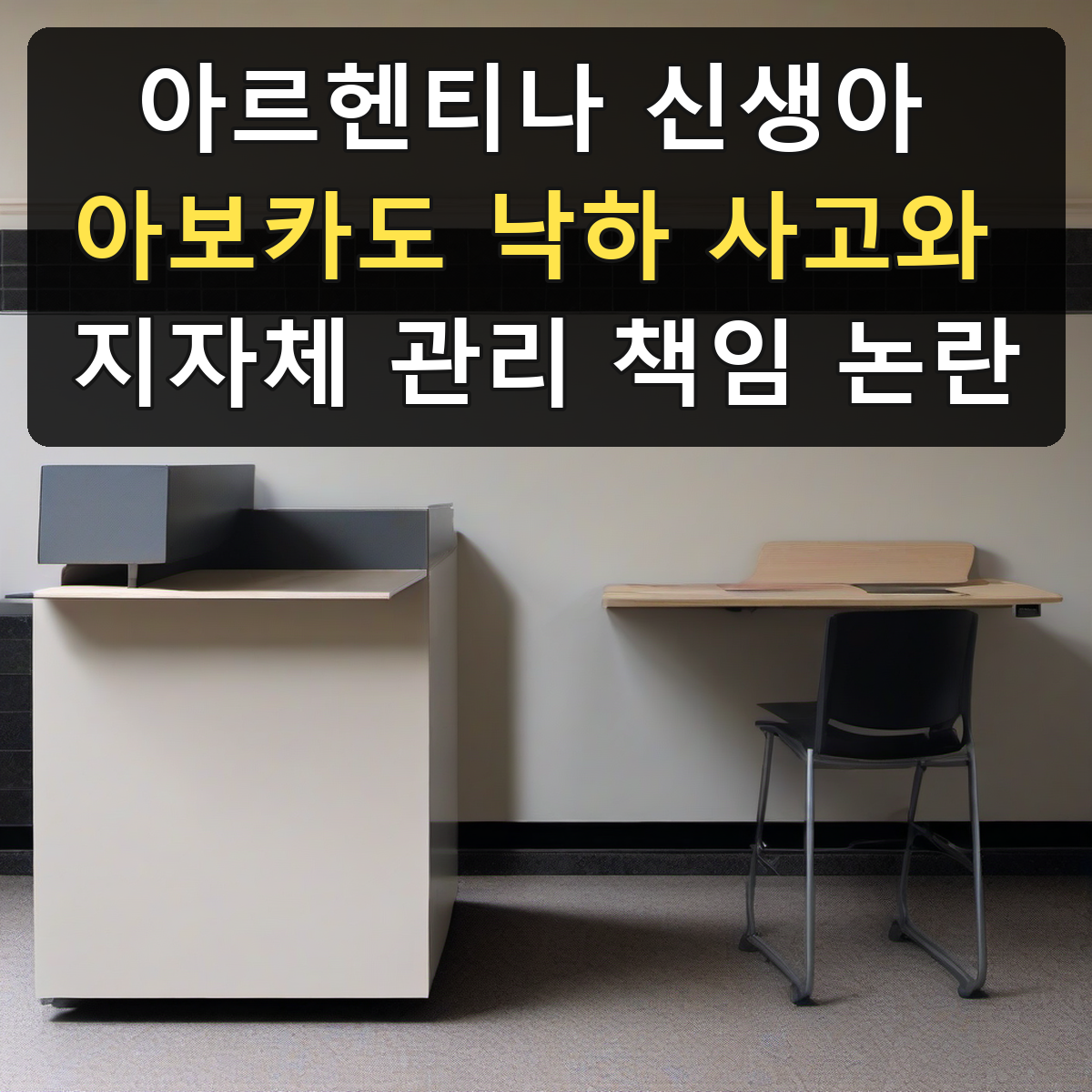 아르헨티나 신생아 아보카도 낙하 사고와 지자체 관리 책임 논란