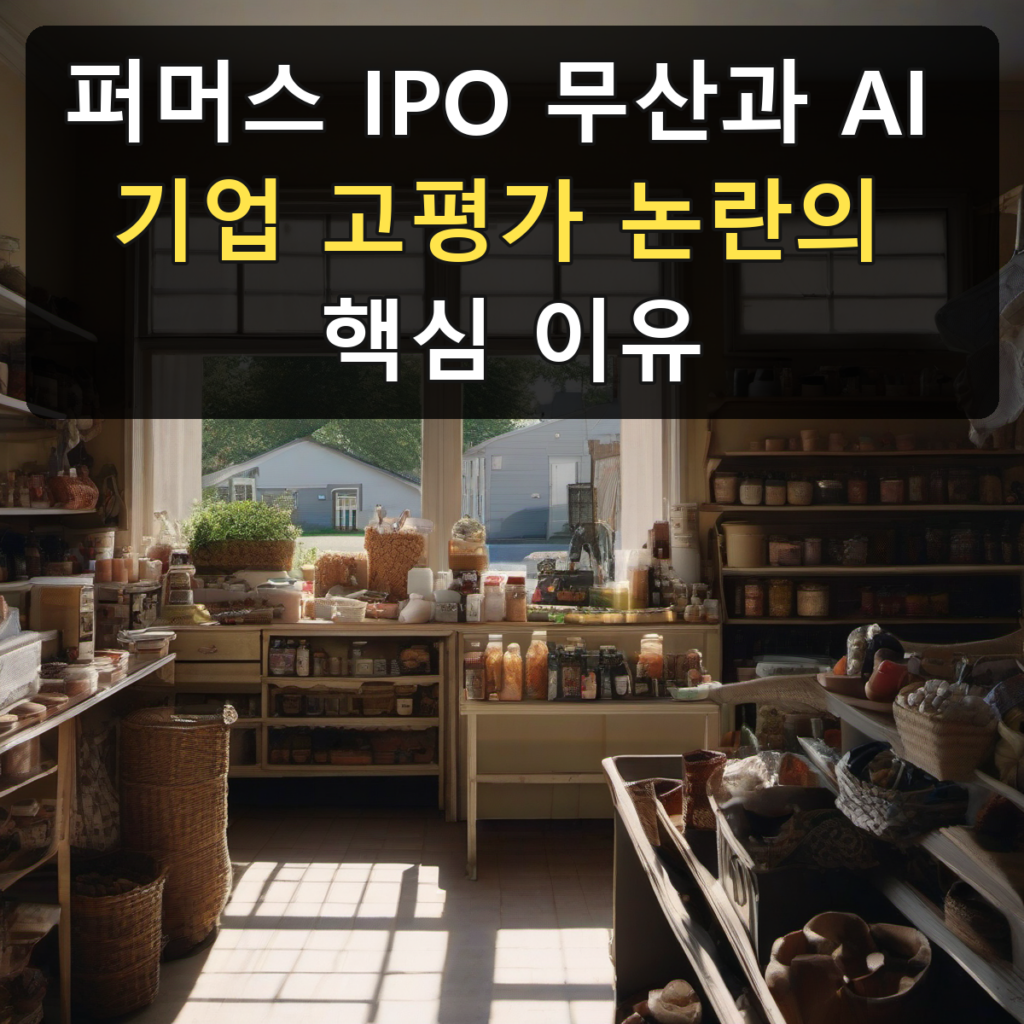 퍼머스 IPO 무산과 AI 기업 고평가 논란의 핵심 이유