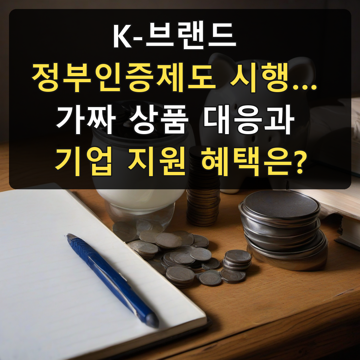 K-브랜드 정부인증제도 시행… 가짜 상품 대응과 기업 지원 혜택은?