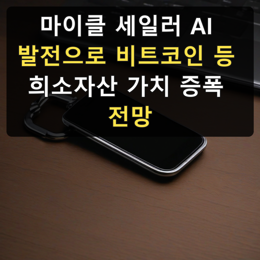 마이클 세일러 AI 발전으로 비트코인 등 희소자산 가치 증폭 전망