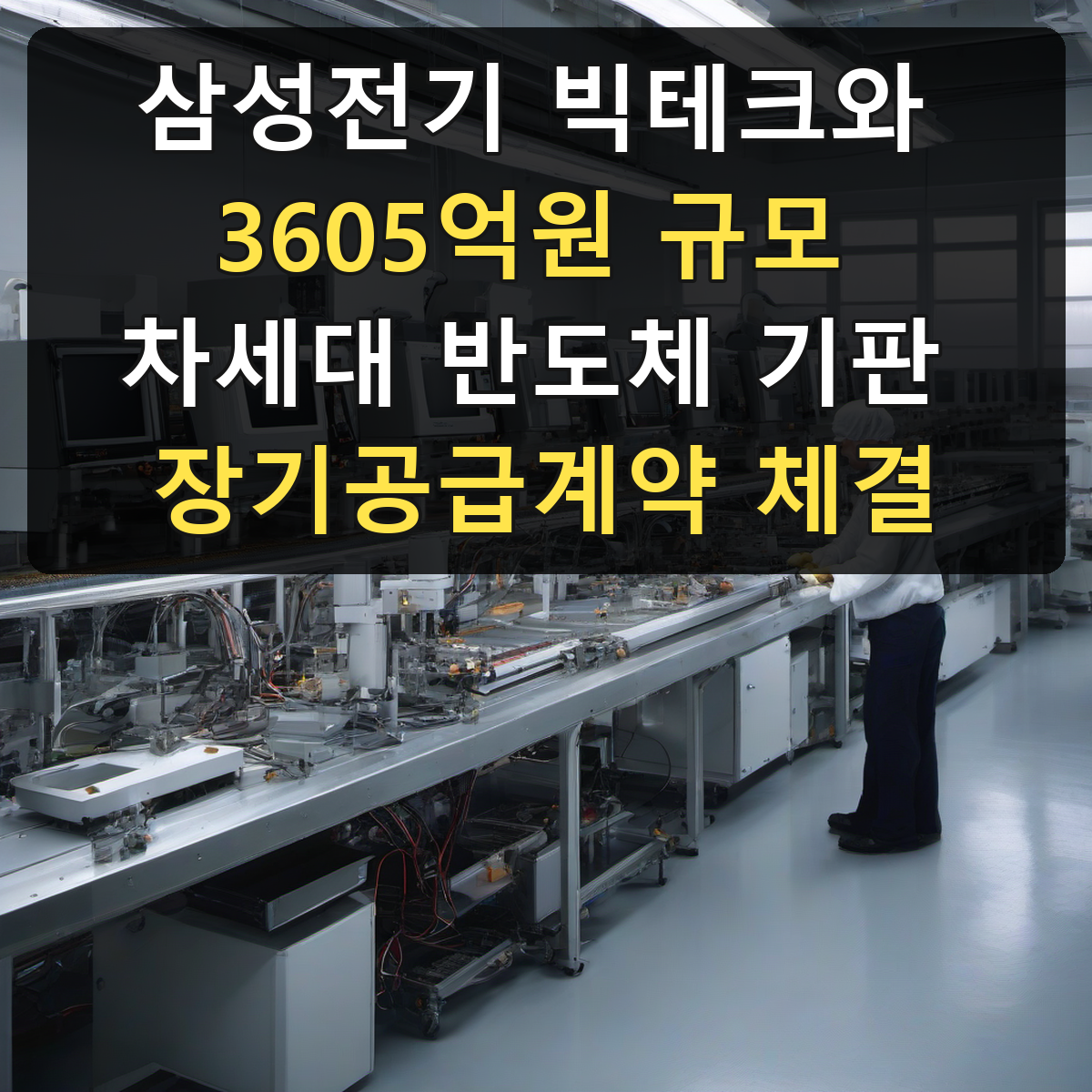 삼성전기 빅테크와 3605억원 규모 차세대 반도체 기판 장기공급계약 체결
