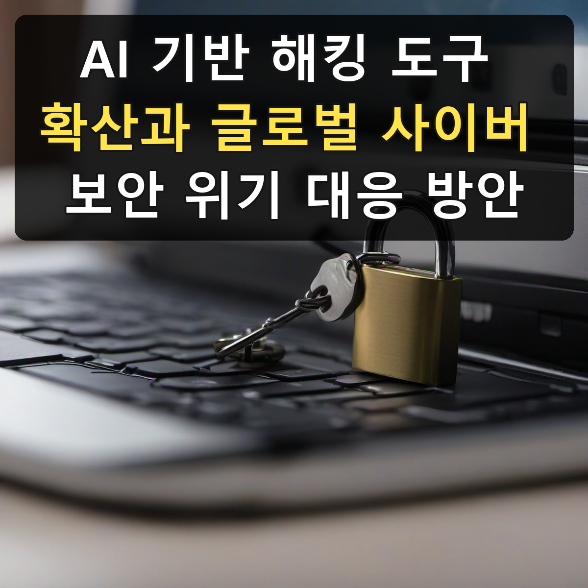 AI 기반 해킹 도구 확산과 글로벌 사이버 보안 위기 대응 방안