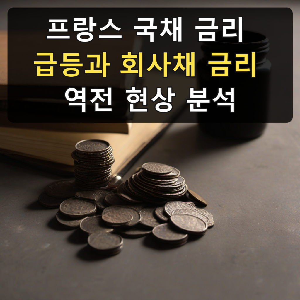 프랑스 국채 금리 급등과 회사채 금리 역전 현상 분석