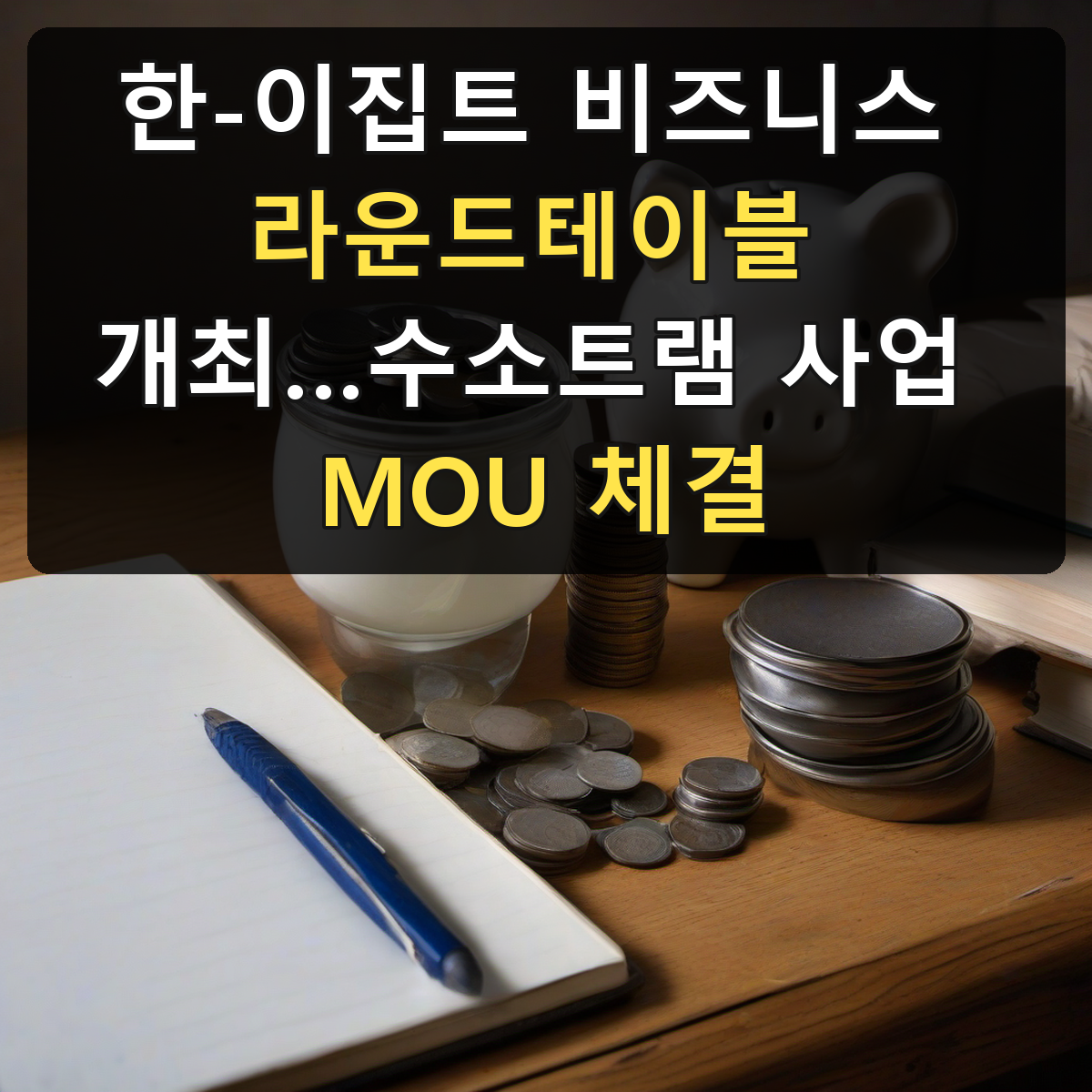 한-이집트 비즈니스 라운드테이블 개최…수소트램 사업 MOU 체결