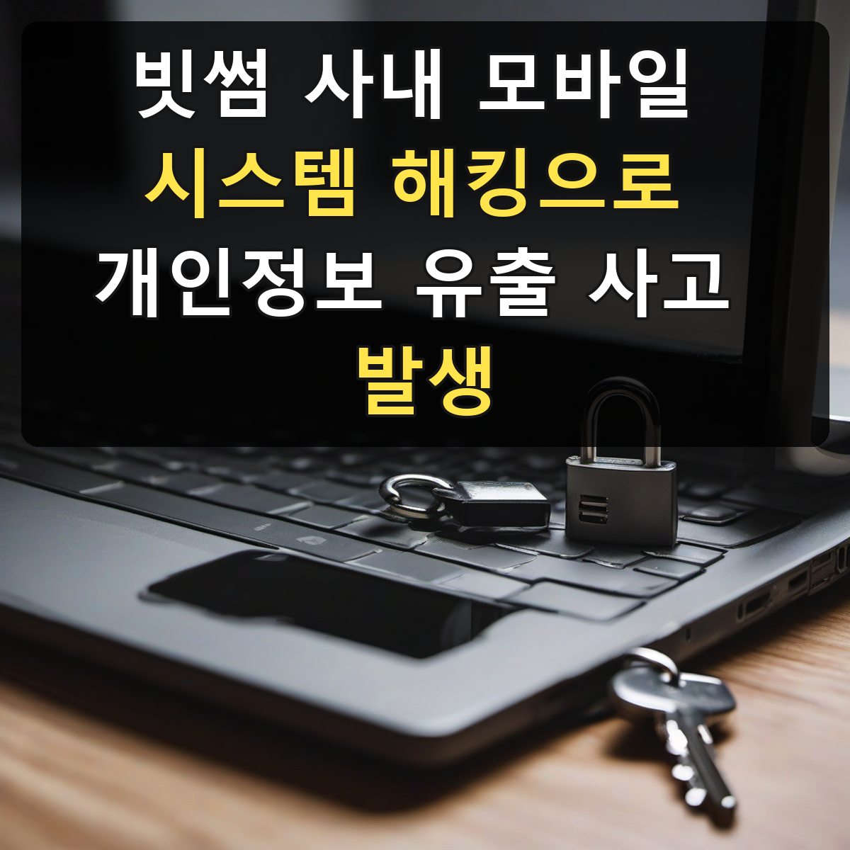 빗썸 사내 모바일 시스템 해킹으로 개인정보 유출 사고 발생