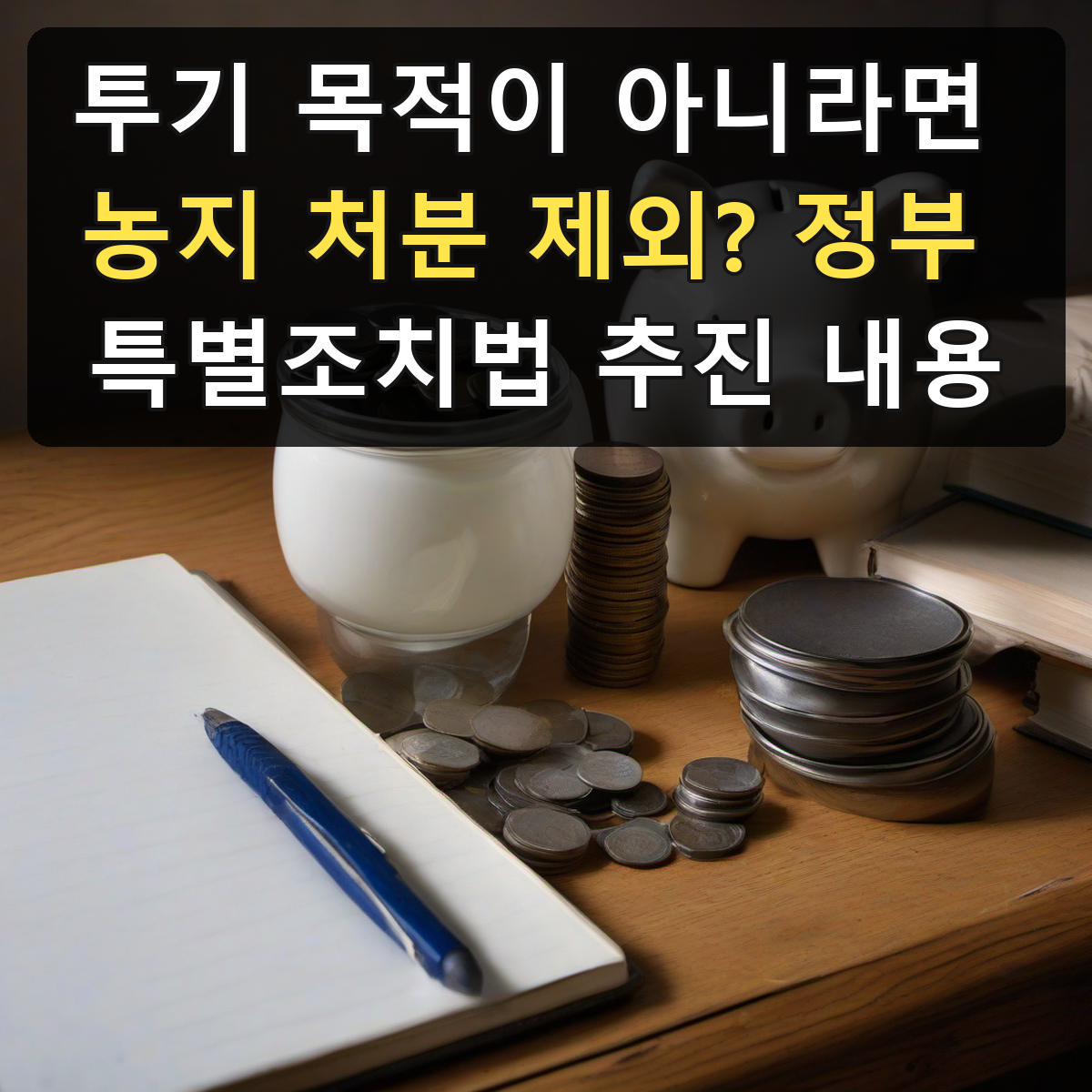 투기 목적이 아니라면 농지 처분 제외? 정부 특별조치법 추진 내용