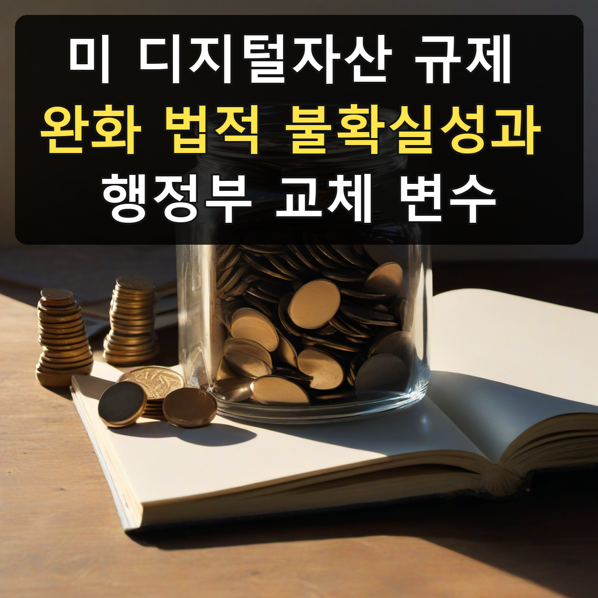 미 디지털자산 규제 완화 법적 불확실성과 행정부 교체 변수