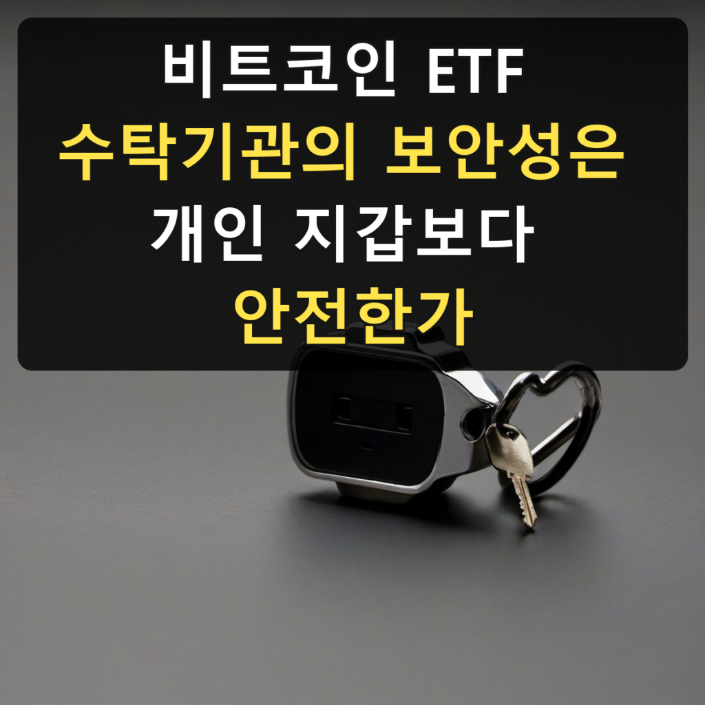 비트코인 ETF 수탁기관의 보안성은 개인 지갑보다 안전한가