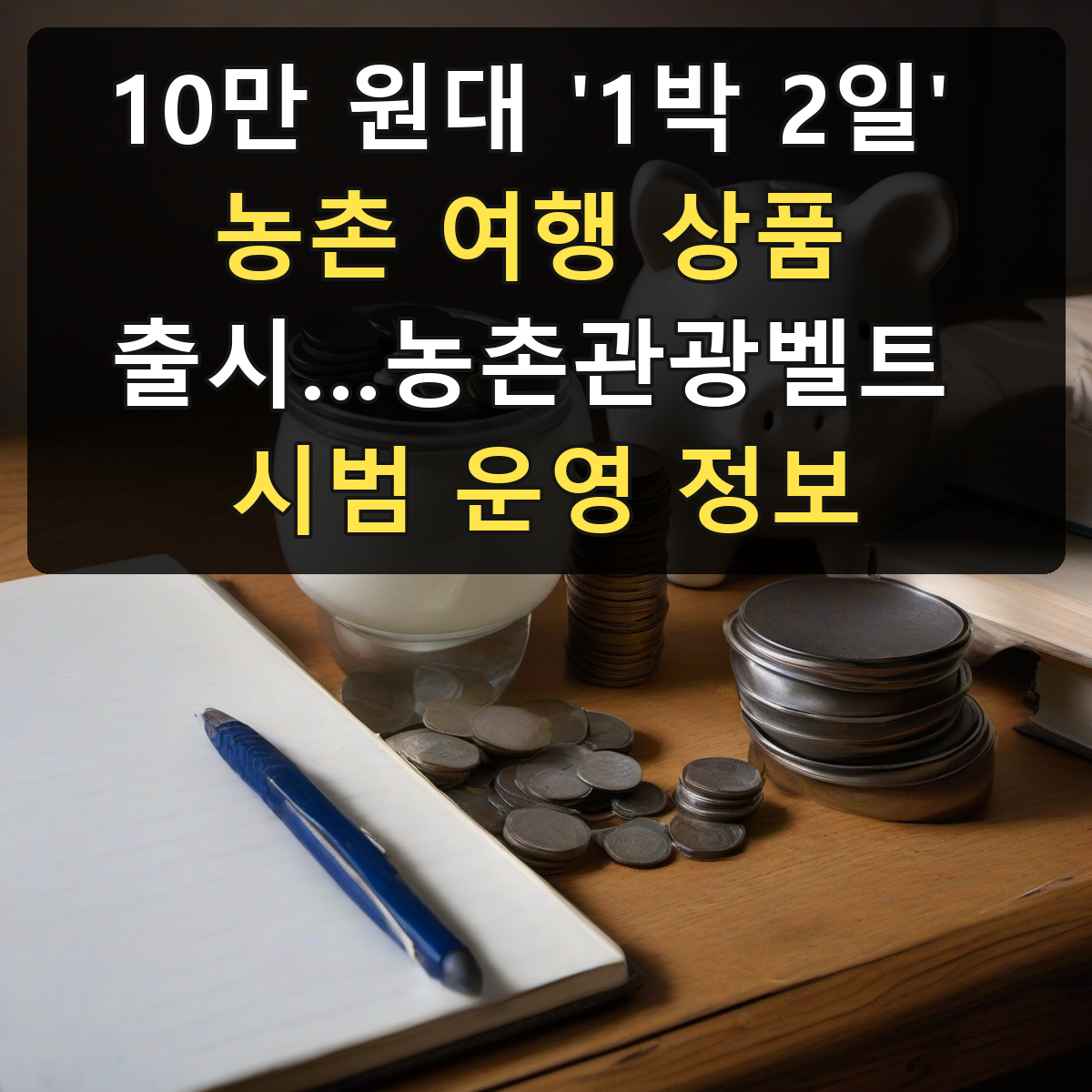 10만 원대 '1박 2일' 농촌 여행 상품 출시…농촌관광벨트 시범 운영 정보